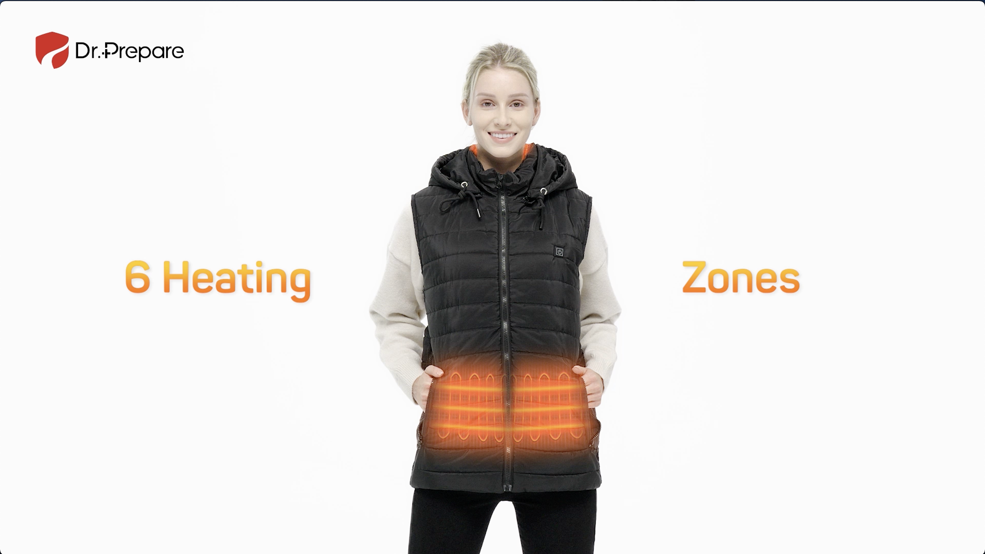 Amazon.com: DR.PREPARE Heated Vest, Unisex Winter Hooded Heated